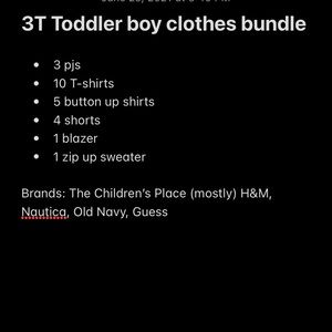 Boys Toddler clothes bundle